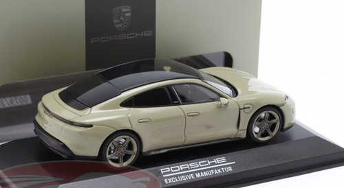 1/43 Dealer Edition 2022 Porsche Taycan GTS Hockenheimring Edition (Stone Grey) Car Model
