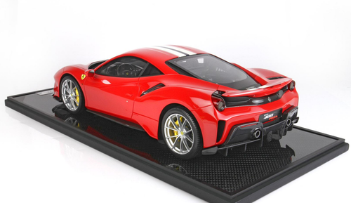 1/12 BBR Ferrari 488 Pista (Rosso Corsa Red) Resin Car Model Limited 20 Pieces