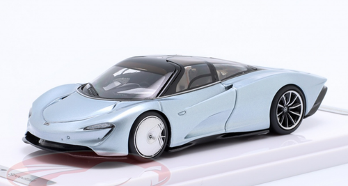 1/43 Tecnomodel 2019 McLaren Speedtail Geneva Autoshow (Silver Metallic) Car Model Limited 99 Pieces