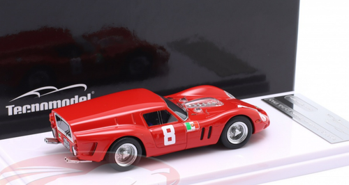 1/43 Tecnomodel 1962 Ferrari 250 GT Breadvan #8 4th Guards Trophy Carlo-Maria Abate Car Model Limited 90 Pieces