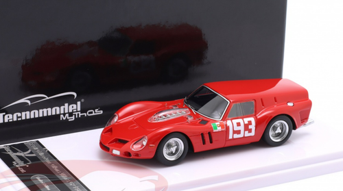 1/43 Tecnomodel 1962 Ferrari 250 GT Breadvan #193 Ollon Villars Hill Climb Carlo-Maria Abate Car Model Limited 60 Pieces