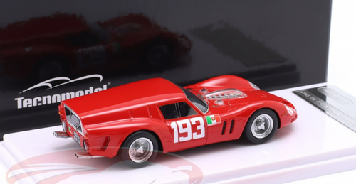1/43 Tecnomodel 1962 Ferrari 250 GT Breadvan #193 Ollon Villars Hill Climb Carlo-Maria Abate Car Model Limited 60 Pieces