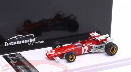 1/43 Tecnomodel 1970 Formula 1 Jacky Ickx Ferrari 312B #12 Winner Austria GP Car Model Limited 100 Pieces