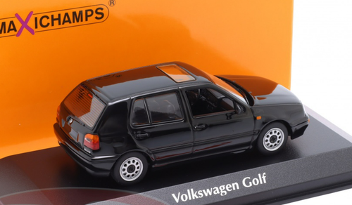 1/43 Minichamps 1997 Volkswagen VW Golf III (Black) Car Model