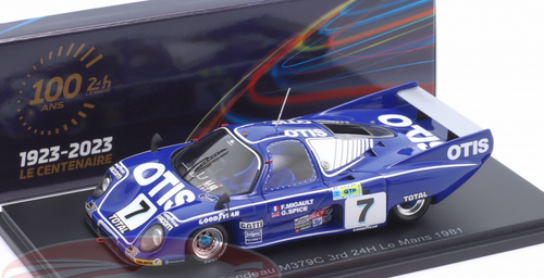 1/43 Spark Rondeau M379C No.7 3rd 24H Le Mans 1981 F. Migault - G. Spice Car Model