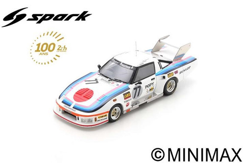 1/43 Spark Mazda RX-7 No.77 24H Le Mans 1979 T. Ikuzawa - Y. Terada - C. Buchet Car Model
