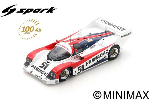 1/43 Spark Porsche 962 C No.51 24H Le Mans 1991 P. Yver - O. Altenbach - J. Lässig Car Model