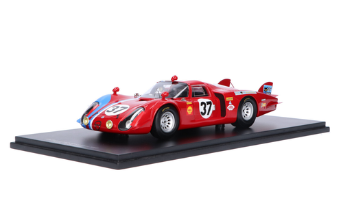 Diecast Model Cars Alfa Romeo 33 1/43 Spark /2 No.37 24h Le Mans 1968 T Pilette R Slotemaker