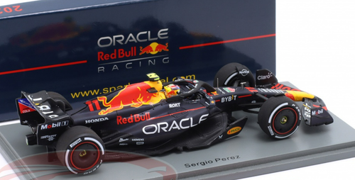 1/43 Spark 2023 Formula 1 Oracle Red Bull Racing RB19 No.11 Oracle Red Bull Racing Winner Saudi Arabian GP 2023 Sergio Perez Car Model