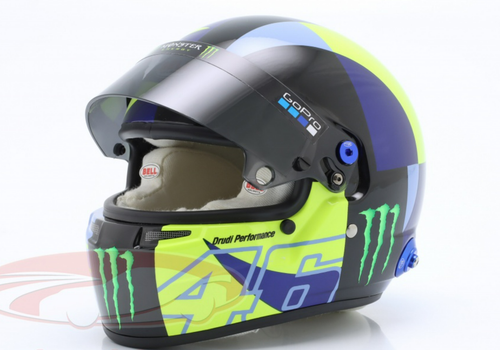 1/2 Bell 2022 Valentino Rossi Audi R8 LMS GT3 #46 GT World Challenge Europe Helmet Model