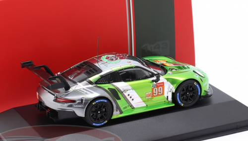 1/43 Ixo 2018 Porsche 911 RSR #99 24h LeMans Proton Competition Patrick Long, Tim Pappas, Spencer Pumpelly Car Model