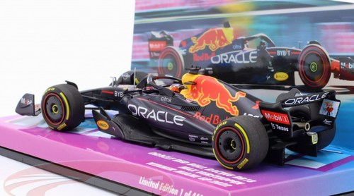 1/43 Minichamps 2022 Formula 1 Max Verstappen Red Bull RB18 #1 Winner Miami GP formula 1 World Champion Car Model