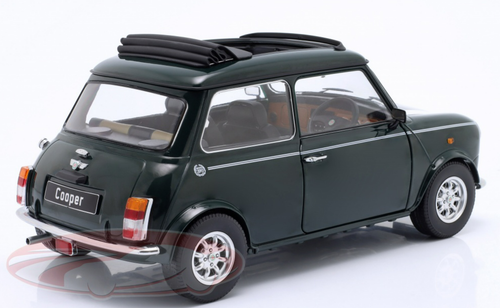1/12 KK-Scale Mini Cooper with Sunroof RHD (Dark Green) Diecast Car Model
