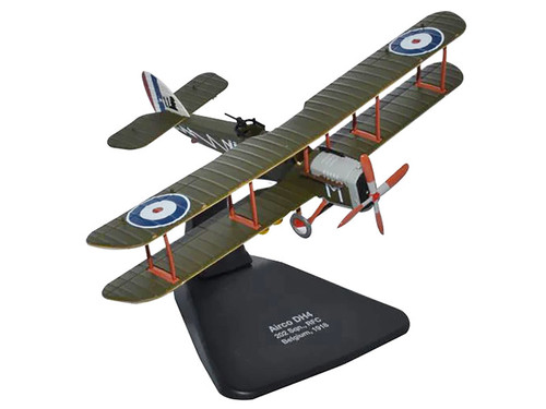 Airco DH4 Bomber Plane "202 Squadron RFC" (1918) "Oxford Aviation" Series 1/72 Diecast Model Airplane by Oxford Diecast