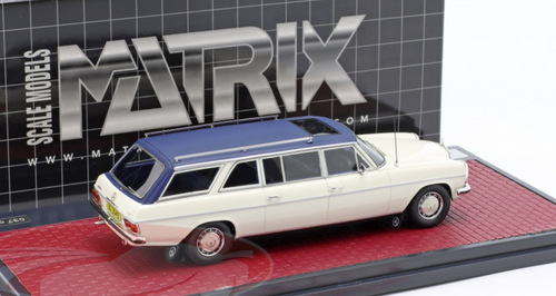 1/43 Matrix 1971 Mercedes-Benz V114 LWB Crayford Estate (White) Car Model