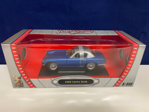 1/18 Road Signature 1960 Lotus Elite (Metallic Blue with Silver Top) Diecast Car Model