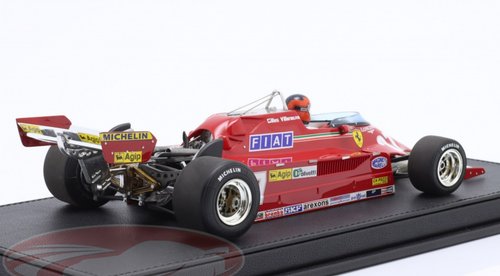 1/18 GP Replicas 1981 Formula 1 Gilles Villeneuve Ferrari 126CK #27 Winner Monaco GP Car Model