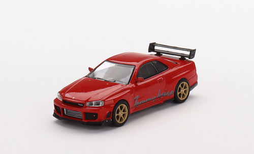 1/64 Mini GT Nissan GT-R Skyline R34 Tommykaira R RZ Edition Red Diecast Car Model