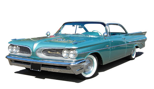 1/18 Sunstar 1959 Pontiac Bonneville Hard Top (Blue) Diecast Car Model