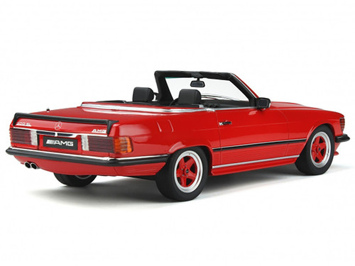 1/18 OTTO 1986 Mercedes-Benz R107 500 SL AMG (Red) Resin Car Model