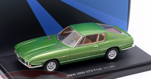 1/43 AutoCult 1969 BMW 2800 GTS Frua (Green Metallic) Car Model