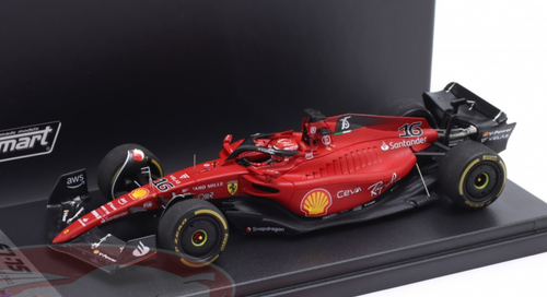 1/43 LookSmart 2022 Formula 1 Charles Leclerc Ferrari F1-75 #16 Winner Austrian GP Car Model