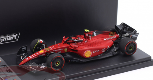 1/43 LookSmart 2022 Formula 1 Carlos Sainz Jr. Ferrari F1-75 #55 Winner British GP Car Model
