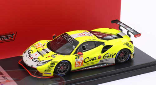 1/43 LookSmart 2022 Ferrari 488 GTE Evo #57 24h LeMans Kessel Racing Takeshi Kimura, Frederik Schandorff, Mikkel Jensen Car Model