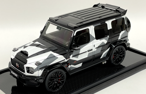1/18 Motorhelix Mercedes-Benz Mercedes G-Class G63 AMG Brabus 800 (Camouflage with Red Brake Calipers) Resin Car Model Limited 99 Pieces