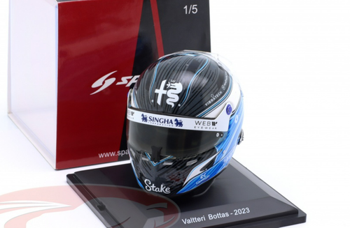 1/5 Spark 2023 Formula 1 Valtteri Bottas Alfa Romeo Helmet Model