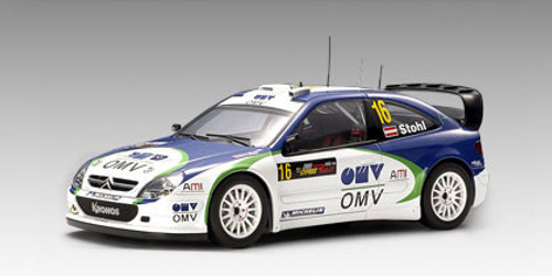 1/18 AUTOart 2005 CITROEN XSARA WRC M.STOHL(RAL LY OF CYPRUS) Limited 2000 Diecast Car Model 80538