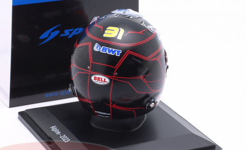 1/5 Spark 2023 Formula 1 Esteban Ocon Alpine Helmet Model