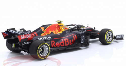 1/18 Minichamps 2021 Formula 1 Sergio Perez Red Bull RB16B #11 3rd Mexico GP Car Model