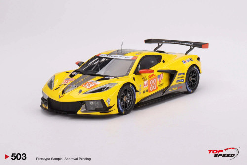 1/18 Spark 2023 Le Mans Chevrolet Corvette C8.R #33 Winner LM GTE