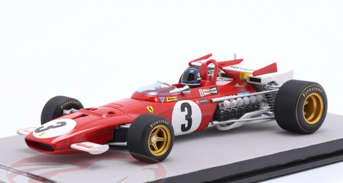 1/18 Tecnomodel 1970 Formula 1 Jacky Ickx Ferrari 312B #3 winner Mexico GP Car Model
