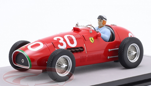 1/18 Tecnomodel 1952 Formula 1 Piero Tarufi Ferrari 500 F2 #30 Winner Switzerland GP Car Model