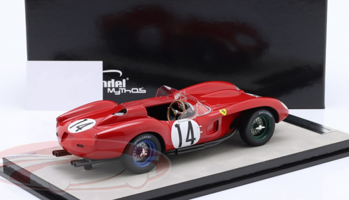 1/18 Tecnomodel 1958 Ferrari 250 TR #14 Winner 12h Sebring Scuderia Ferrari Phil Hill, Peter Collins Resin Car Model