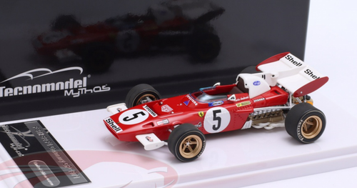 1/43 Tecnomodel 1971 Formula 1 Mario Andretti Ferrari 312B2 #5 4th Germany GP Car Model
