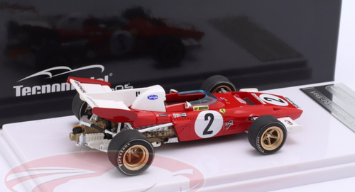 1/43 Tecnomodel 1971 Formula 1 Jacky Ickx Ferrari 312B2 #2 winner Netherlands GP Car Model