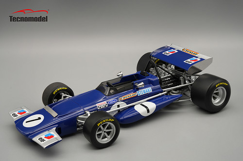 1/18 Tecnomodel 1970 Formula 1 March 701 Winner Spanish GP Jackie Stewart Car Model