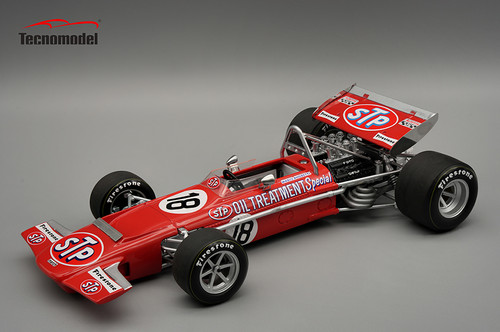 1/18 Tecnomodel 1970 Formula 1 March 701 Spanish GP Mario Andretti Car Model