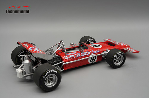 1/18 Tecnomodel 1970 Formula 1 March 701 Spanish GP Mario Andretti Car Model