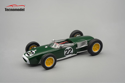 1/43 Tecnomodel 1960 Formula 1 Lotus 18 Championship French GP R. Flockhart #22 Resin Car Model