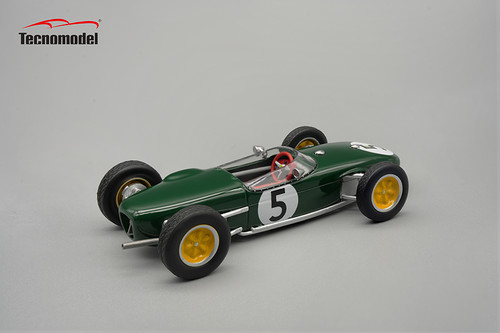 1/43 Tecnomodel 1960 Formula 1 Lotus 18 Championship Dutch GP Alan Stacey #5 Resin Car Model