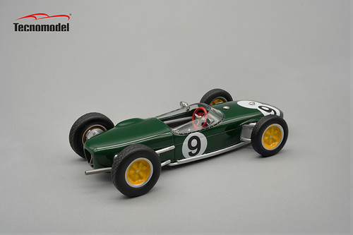 1/43 Tecnomodel 1960 Formula 1 Lotus 18 Championship British GP J.Surtees #9 Resin Car Model