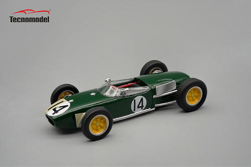 1/43 Tecnomodel 1960 Formula 1 Lotus 18 Championship GP Portugal Jim Clark #14 Resin Car Model