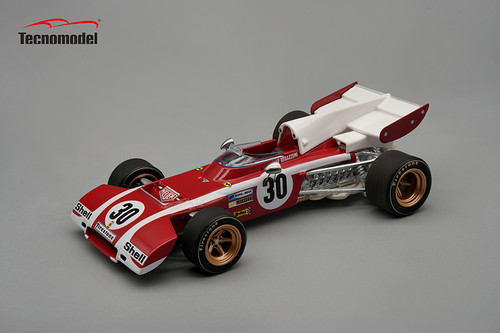 1/43 Tecnomodel 1972 Formula 1 Ferrari 312 B2 Prova Belgium GP Clay Regazzoni Car Model