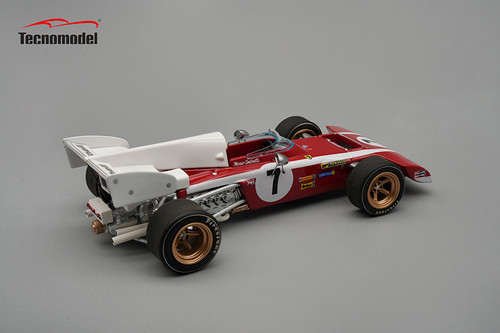 1/43 Tecnomodel 1972 Formula 1 Ferrari 312 B2 South Africa GP M. Andretti Car Model