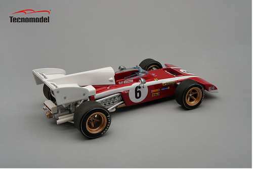 1/43 Tecnomodel 1972 Formula 1 Ferrari 312 B2 South Africa GP Clay Regazzoni Car Model