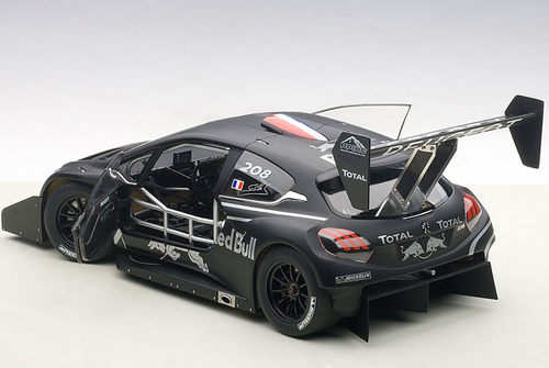 1/18 AUTOart Peugeot 208 T16 Pikes Peak Presentation Car (Black) Car Model